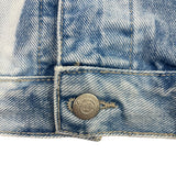 Hard Rock Cafe New York Vintage Bleach-Dyed Denim Jacket (L)