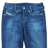 Diesel Louvley Y2K Flared Washed Denim Jeans (25”x32”)