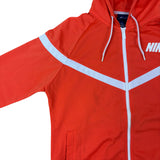 Nike Y2K Orange Logo Hoodie (Women’s L)