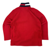 Tommy Hilfiger Red Spell-Out Q-Zip Fleece (Women’s M)