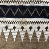 Malharia Vintage Brown Knitted Sweater (L)