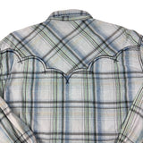Cowboy Up Pearl Snap Plaid Shirt (XL)