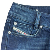 Diesel Louvley Y2K Flared Washed Denim Jeans (25”x32”)