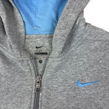 Nike Y2K Blue Logo Hoodie (Women’s XL)