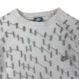 Nike Y2K Knitted Pattern Sweater (S)