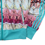 Adidas Butterfly Trefoil Cropped Bomber Track Jacket (Women’s S)