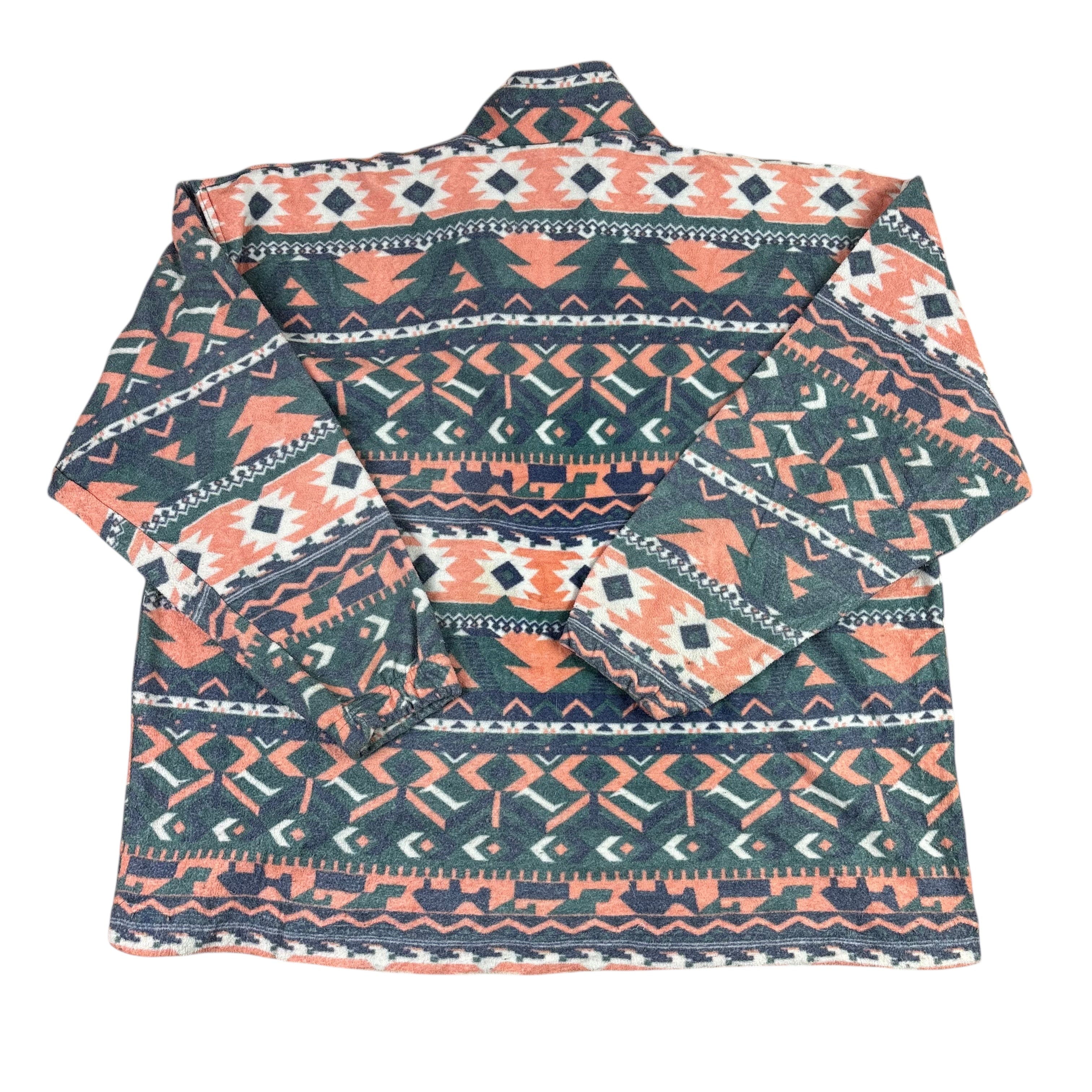 New Fast Vintage Q-Zip Pattern Fleece (XXL)