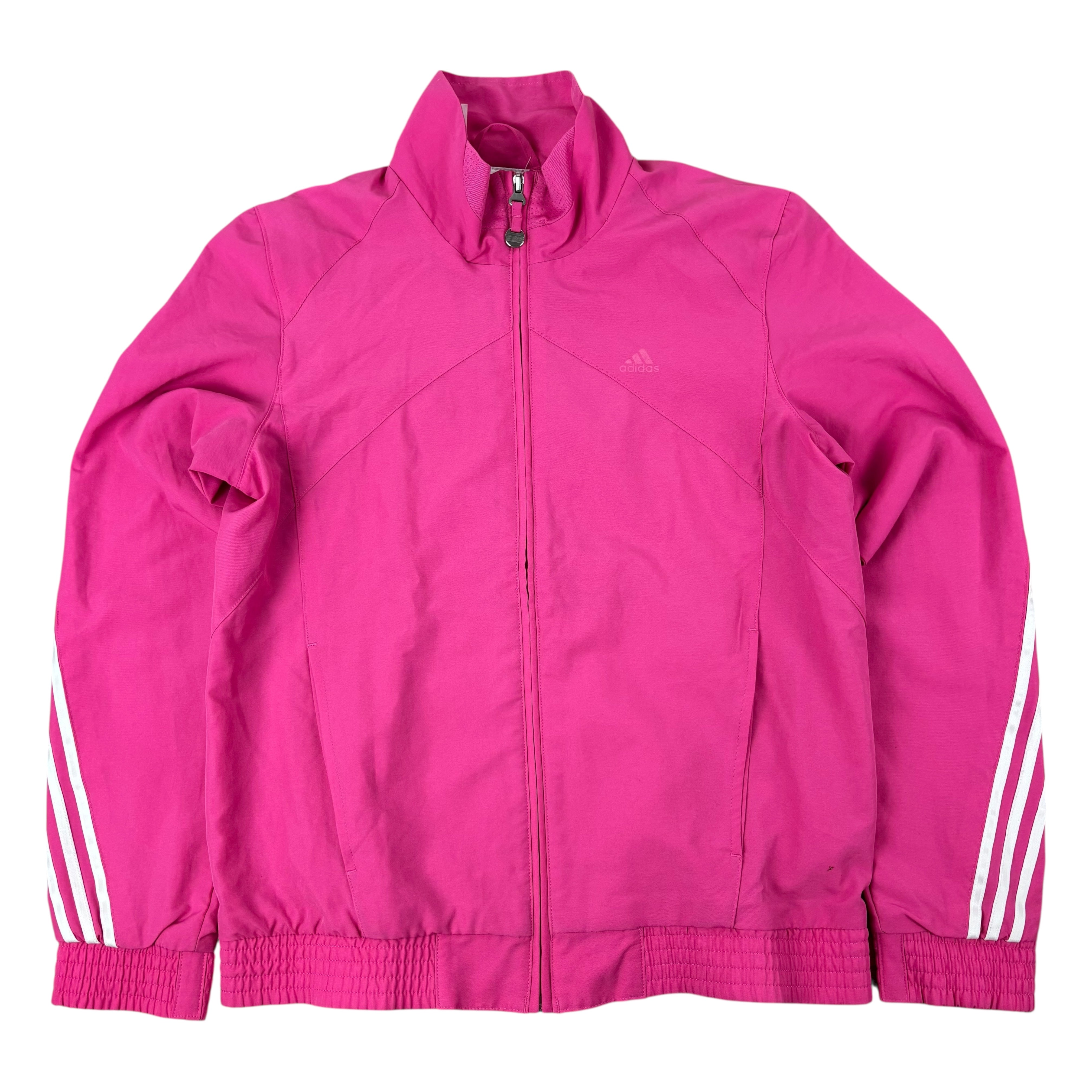 Adidas Y2K Pink Logo Windbreaker (Women’s S)