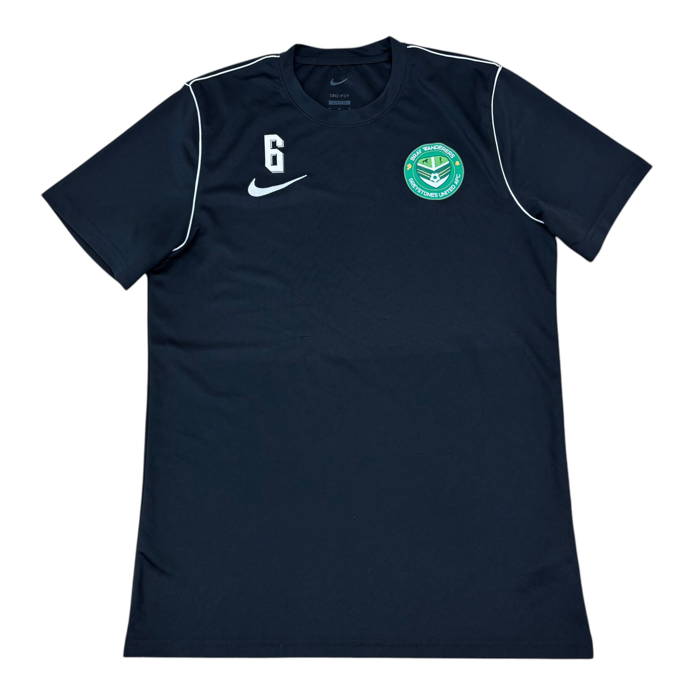 Nike Bray Wanderers Greystones United FC 2022/23 No.6 Training Jersey (M)