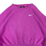 Nike Pink Oversized Cropped Logo Sweater (Women’s S)