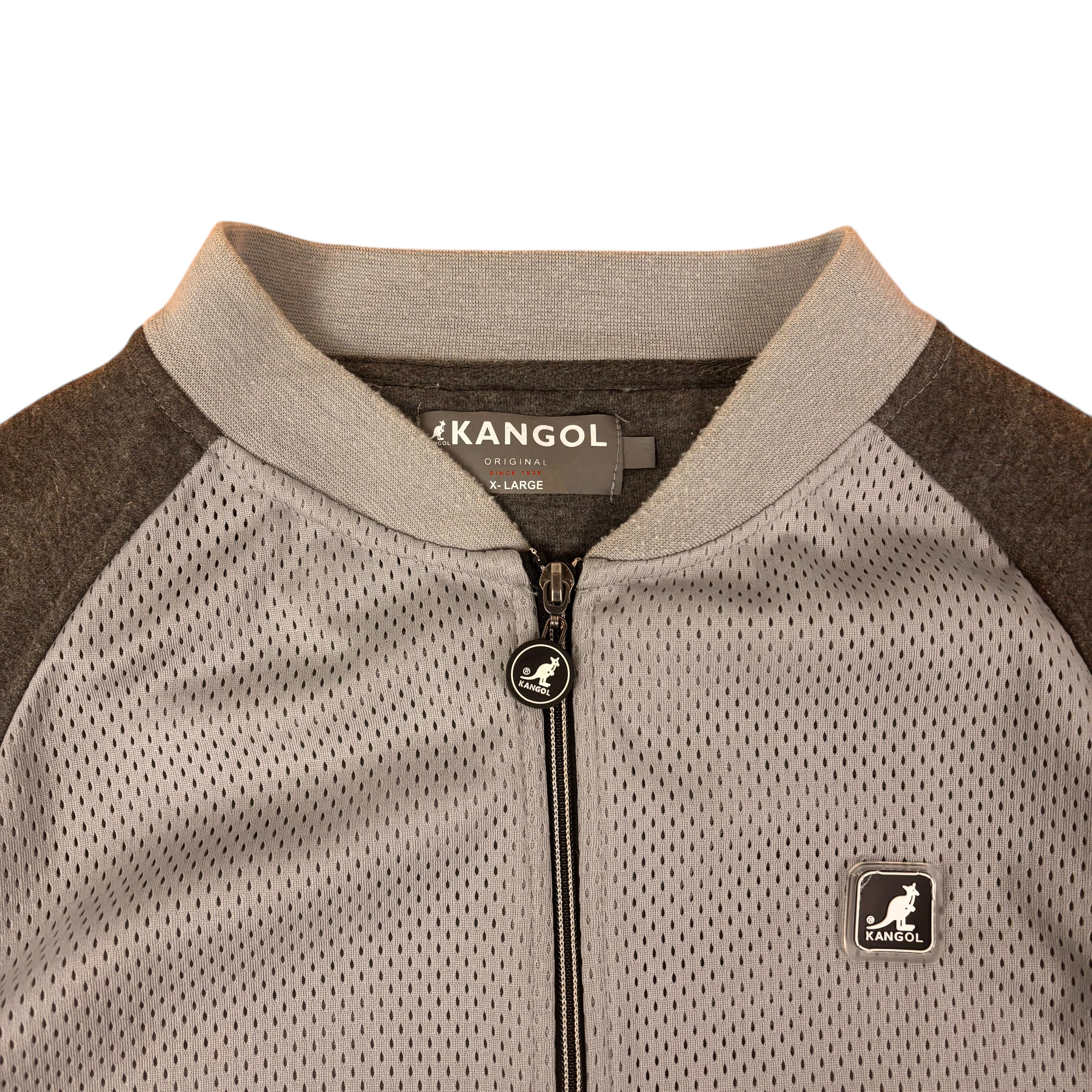 Kangol Grey Y2K Track Jacket (XL)