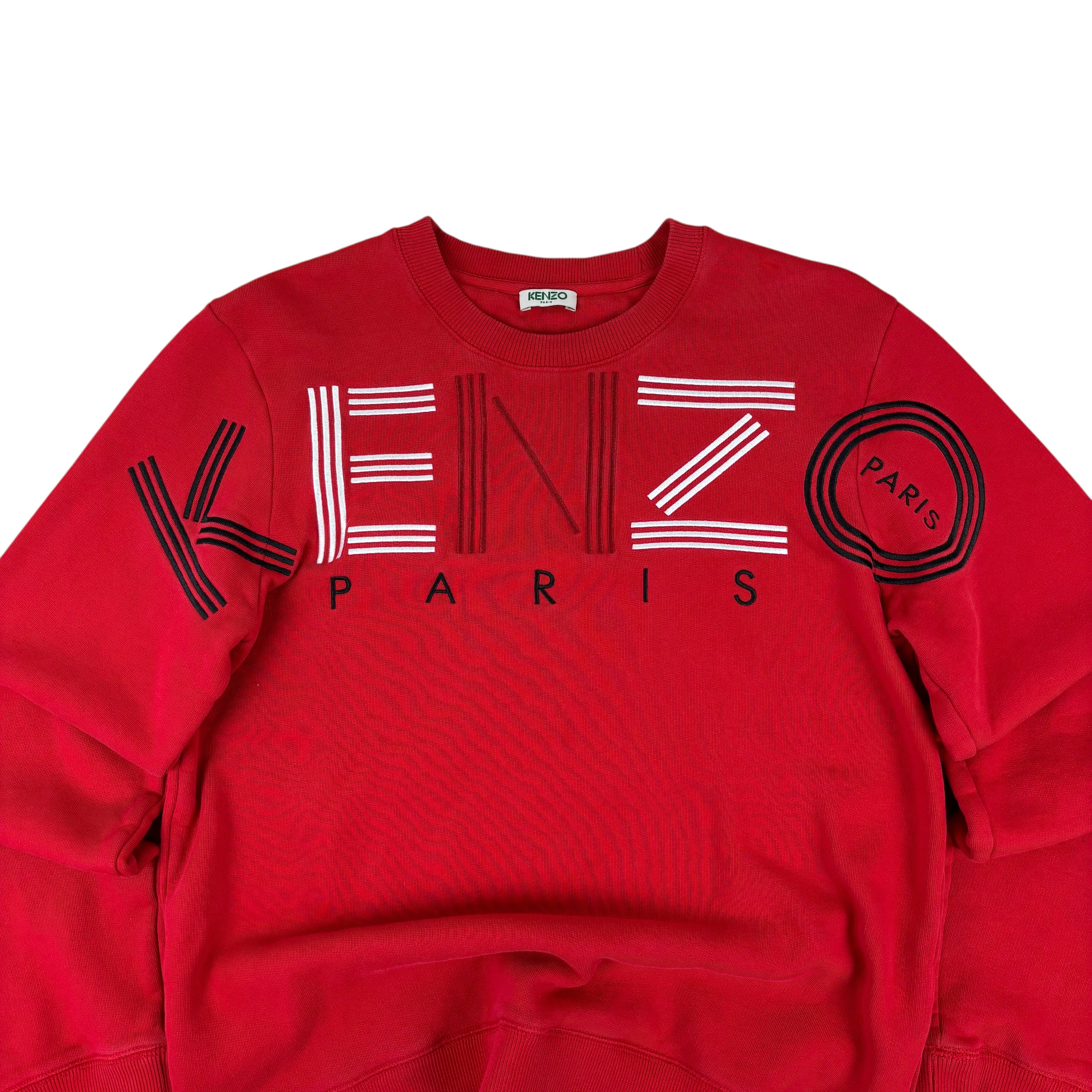 Kenzo Paris Red Y2K Sweater (S)