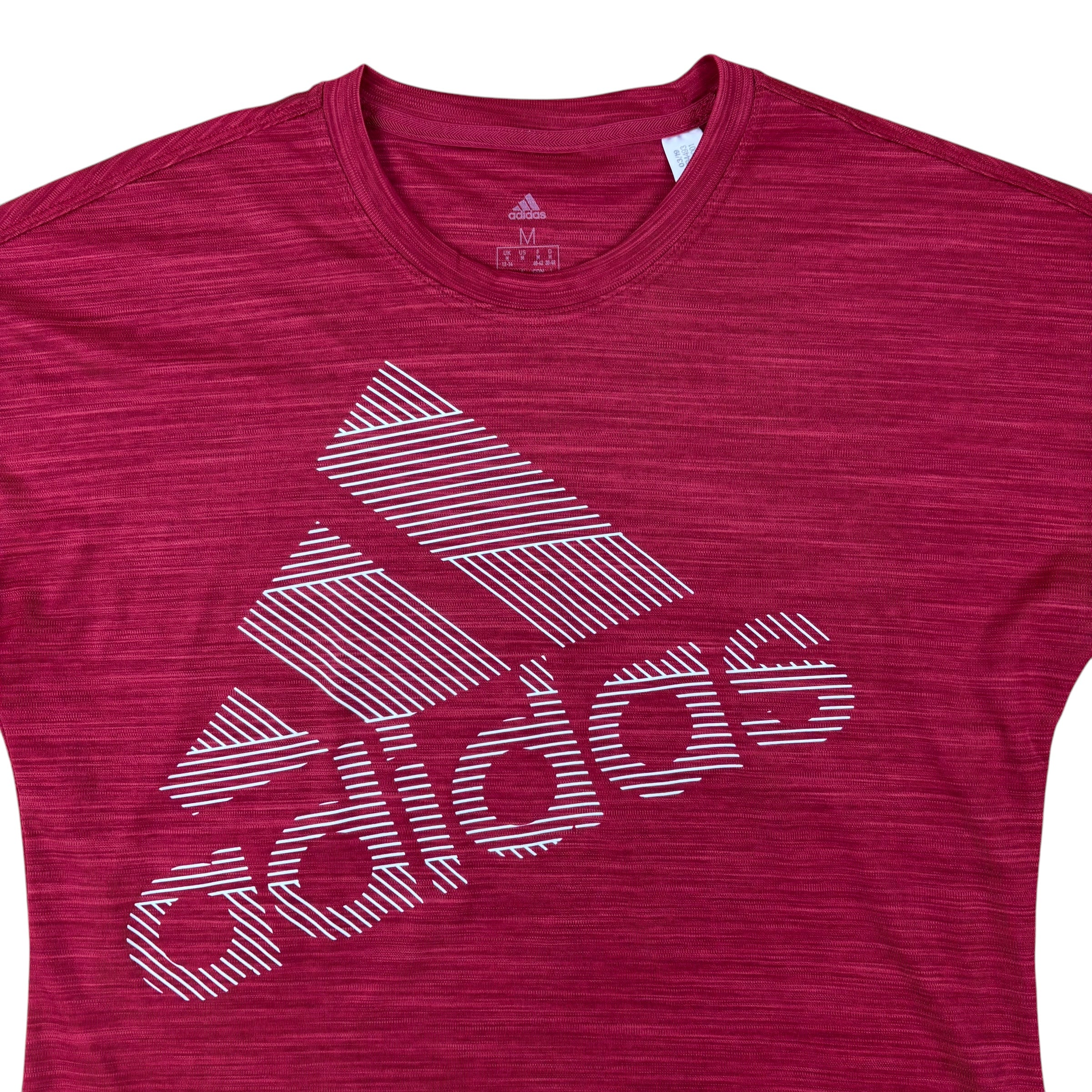 Adidas Red Logo Graphic Tee (Women’s M)