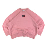 Tommy Hilfiger Jeans Pink Centre Logo Sweater (XL)