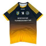 Azzurri Bodyke Tuamgraney NS GAA 2020s No.14 Home Jersey (S)