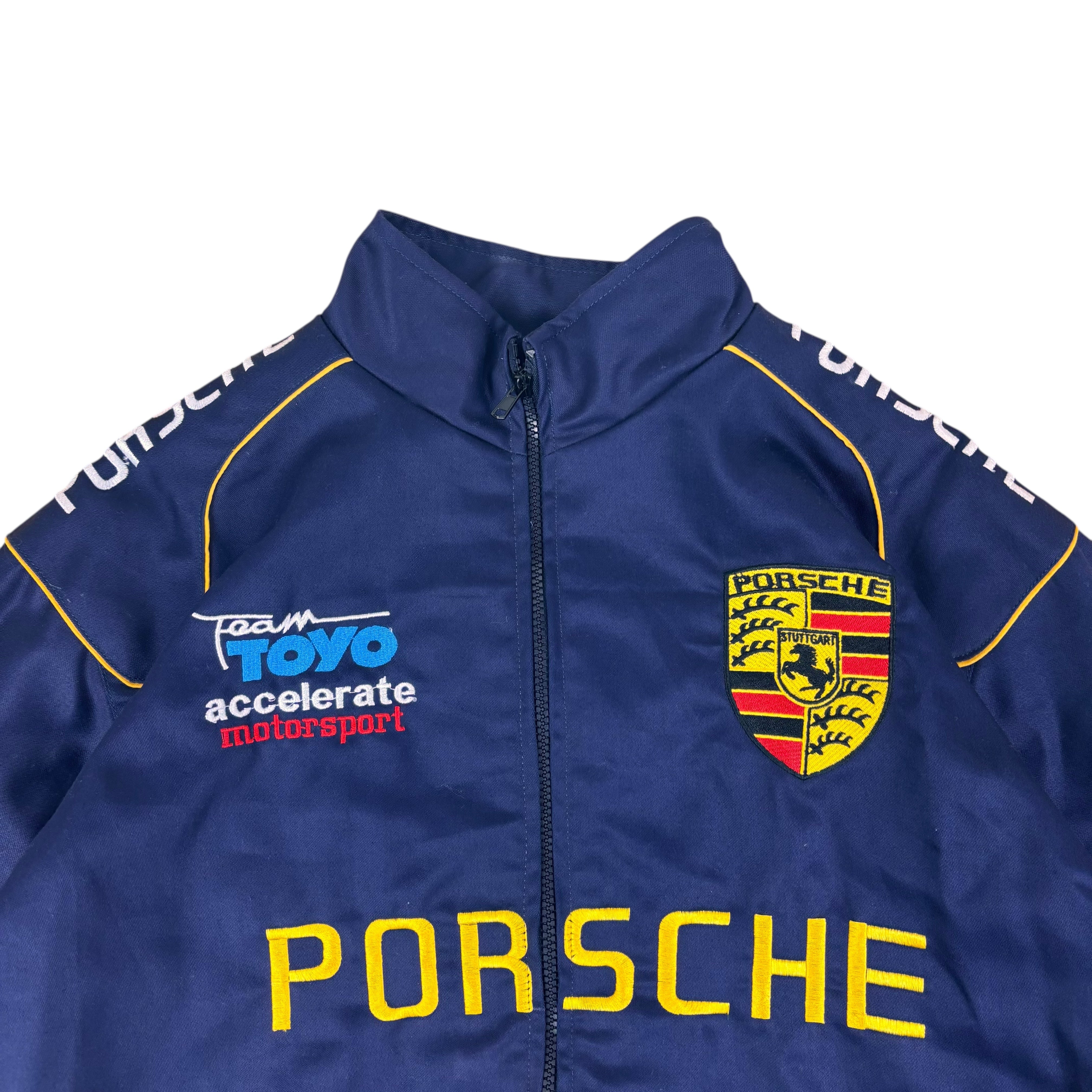 JHDesign Navy Porsche Racing Jacket (L)