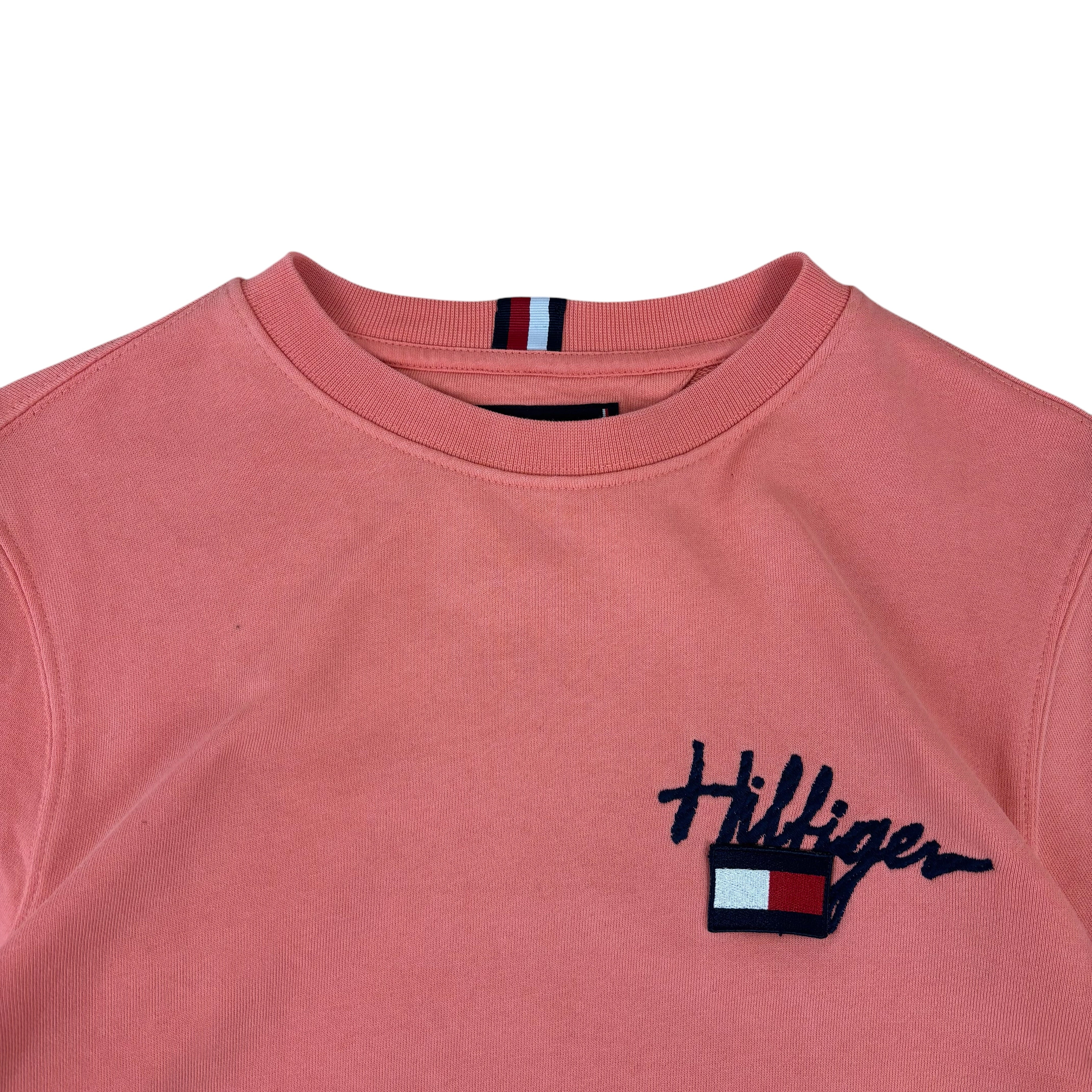 Tommy Hilfiger Pink Logo Sweater (XS)