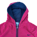 Nike Pink Y2K Zip Logo Hoodie (Women’s S)