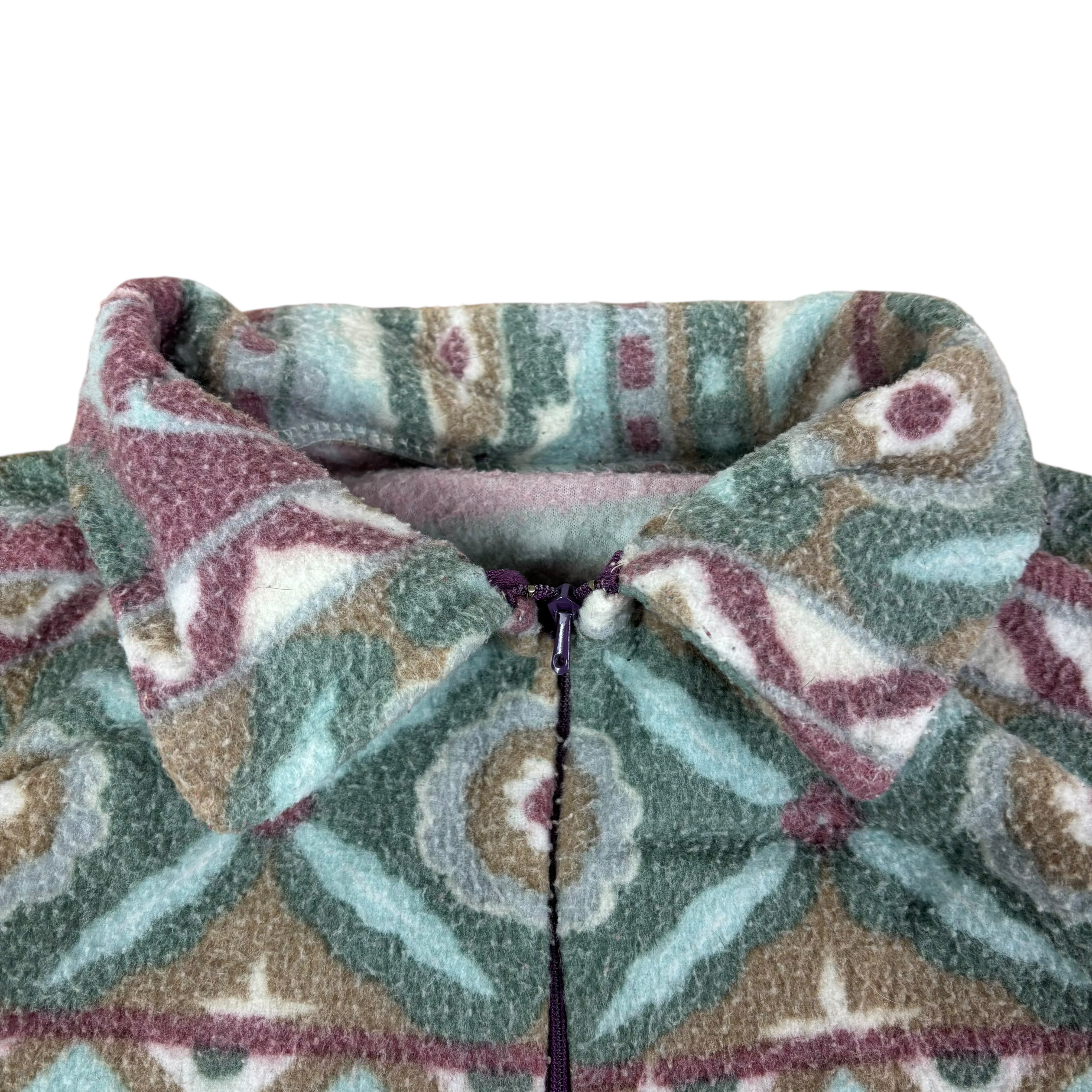Vintage Q-Zip Pattern Fleece (Women’s L)