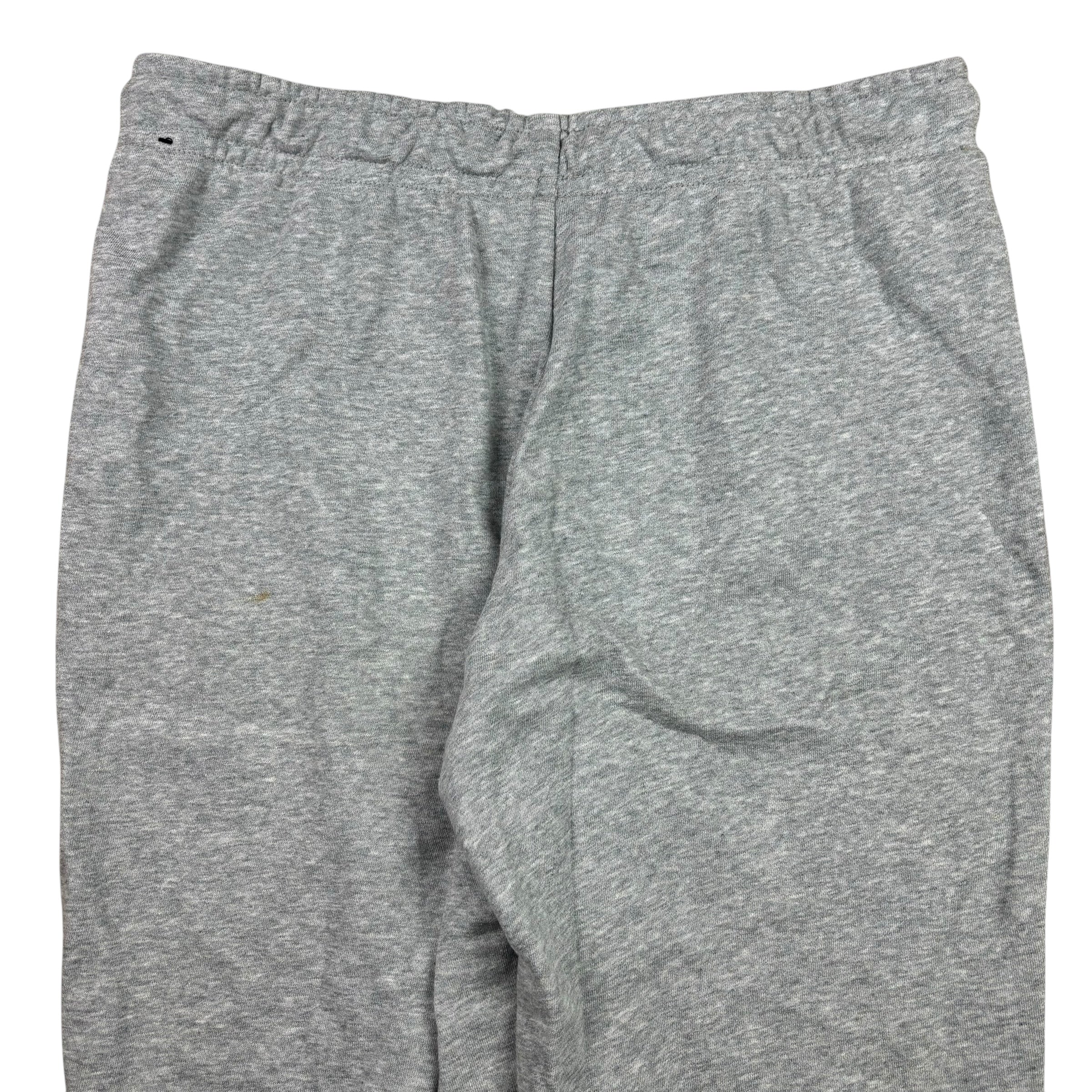 Nike Grey Cotton Logo Track Pants (L)