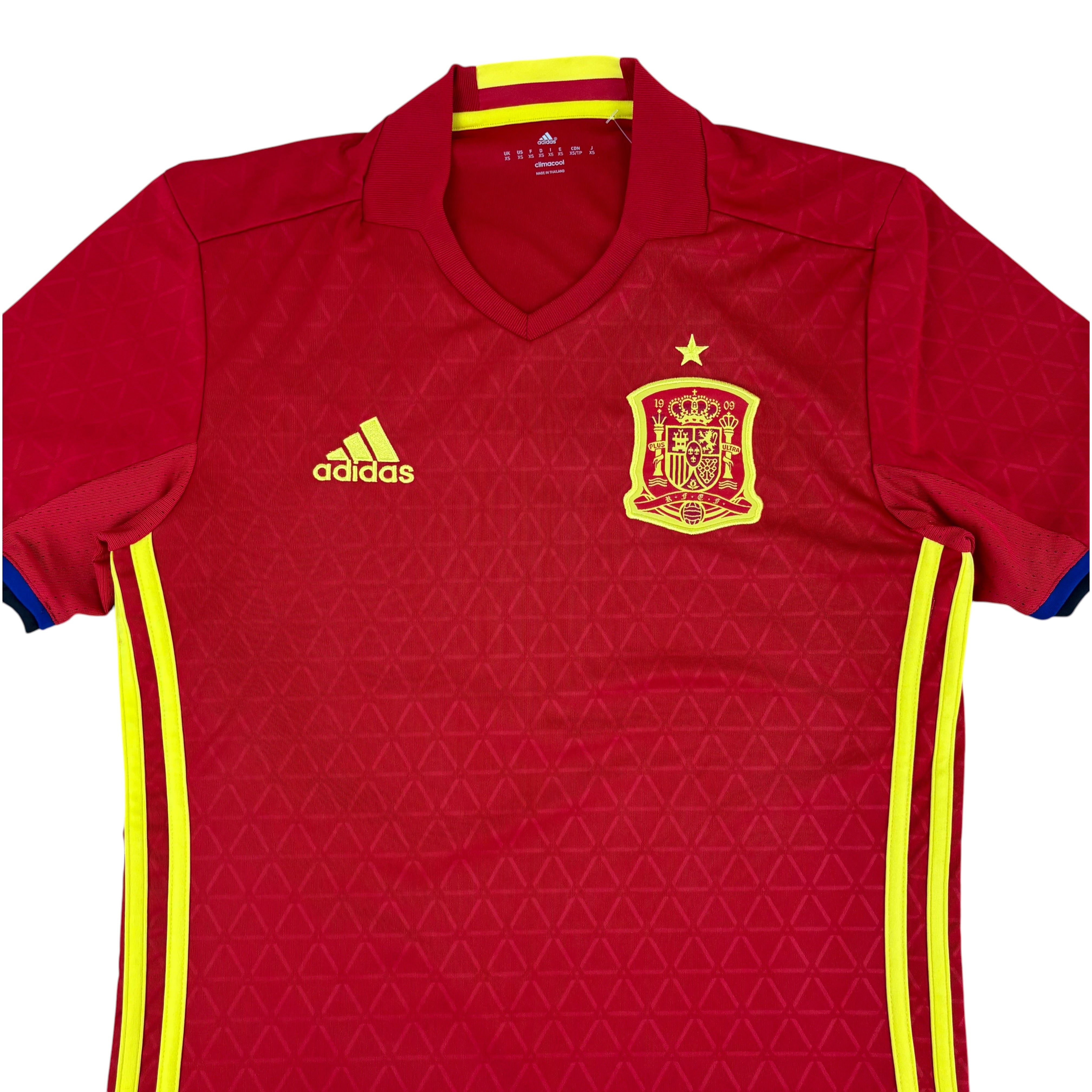 Adidas Spain Football 2015/16 Home Jersey (XS)