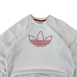 Adidas White Trefoil Sweater (Women’s S)
