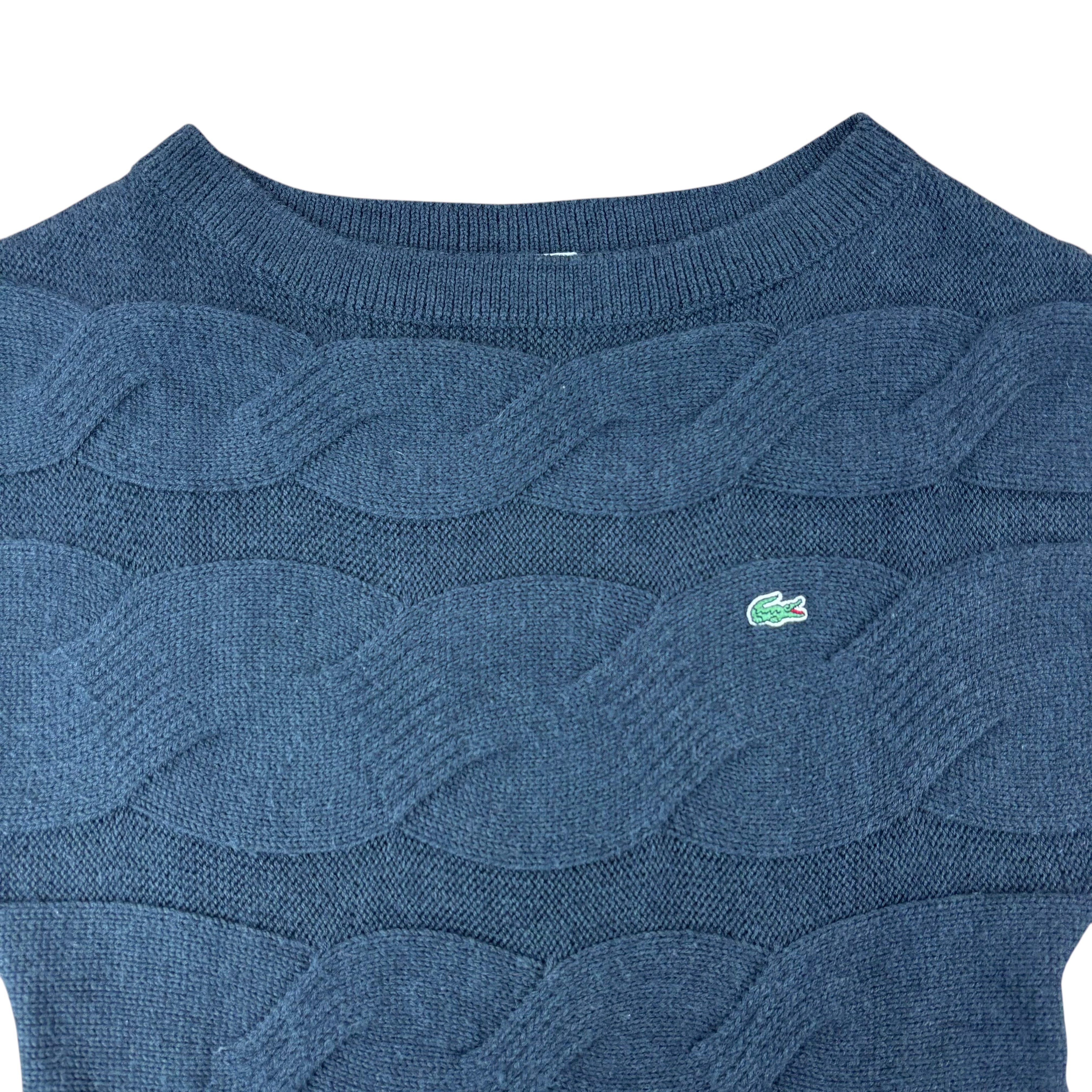 Lacoste Vintage Grey Knitted Sweater Vest (Women’s S)