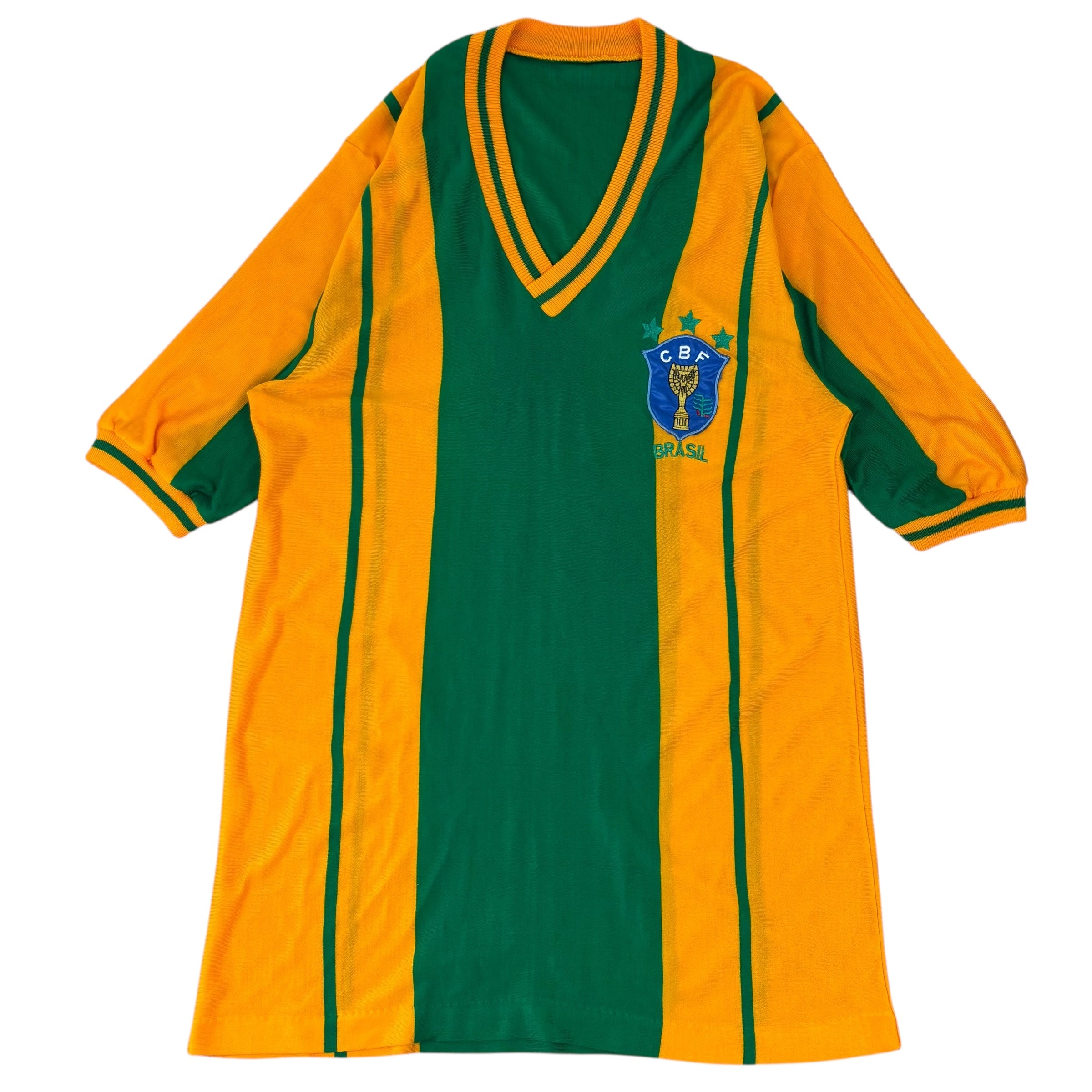 Tapajós Brazil CBF Retro 1980 Home Jersey (L)