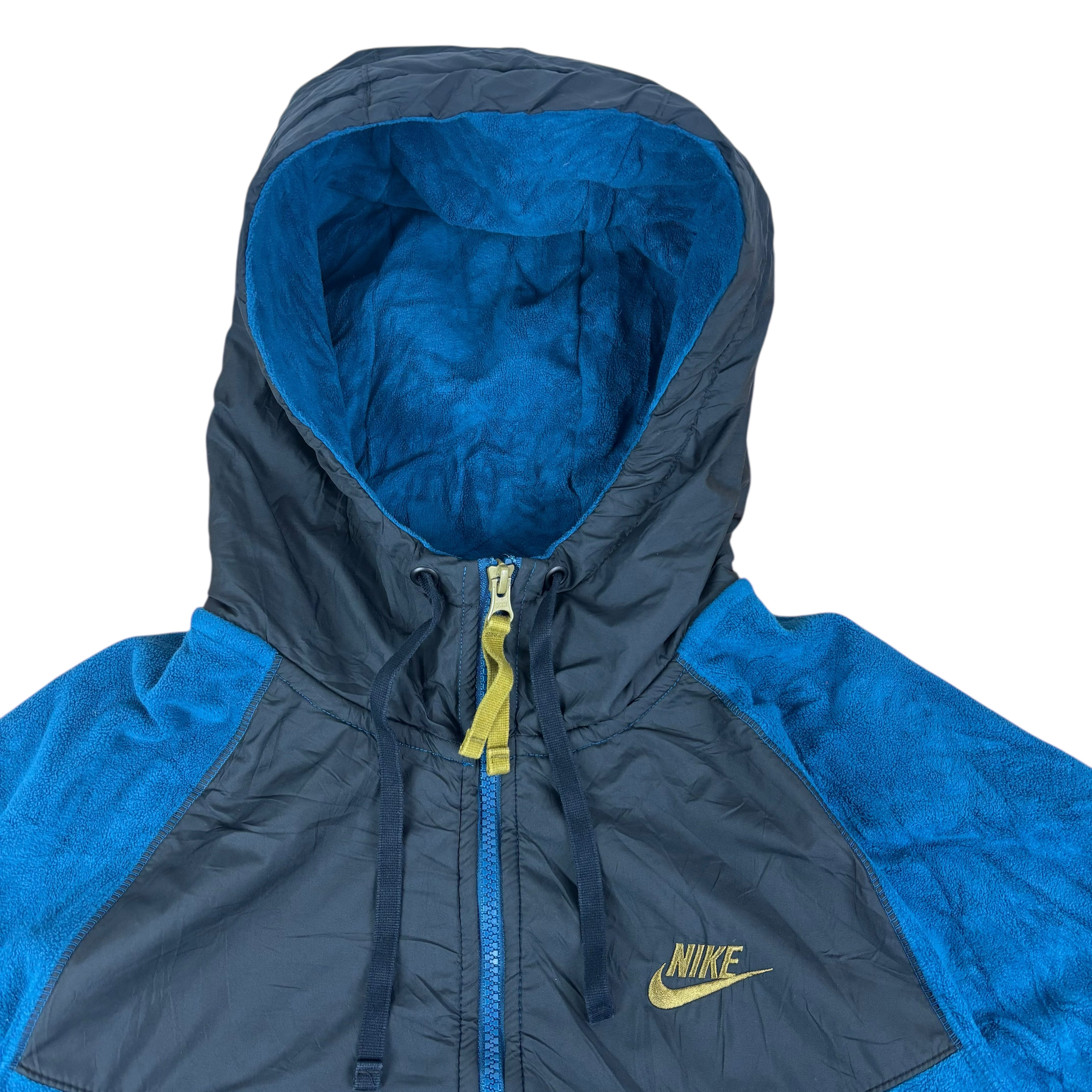 Nike Blue Hooded Fleece (S)