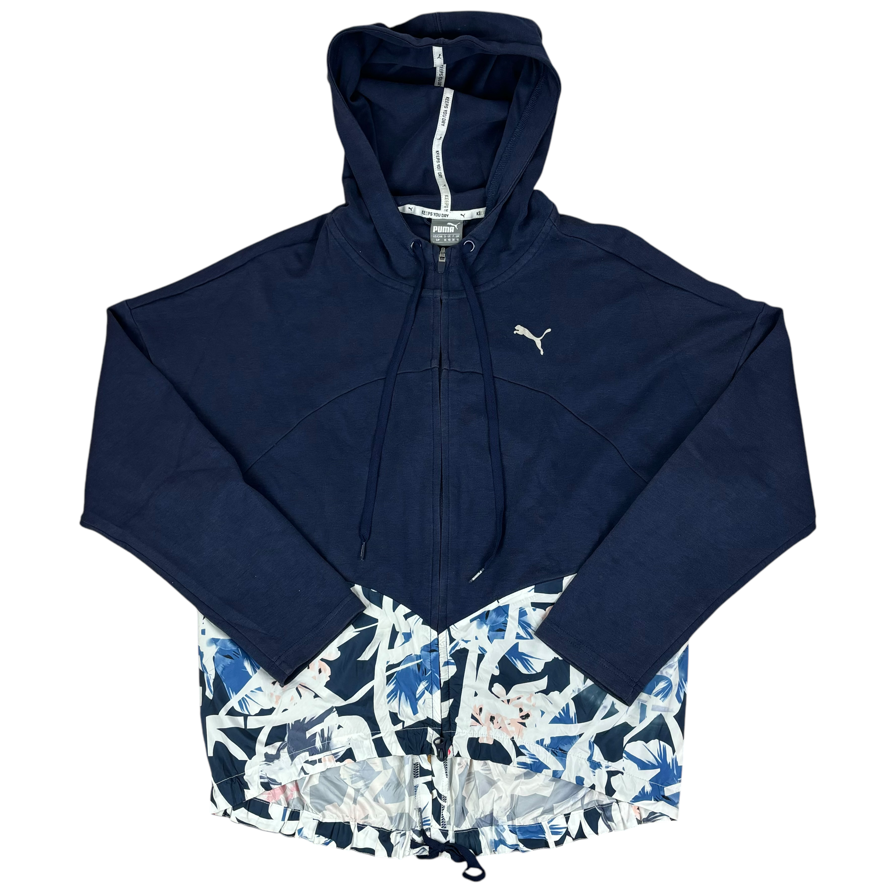 Puma Floral Art Zip Hoodie (Women’s S)