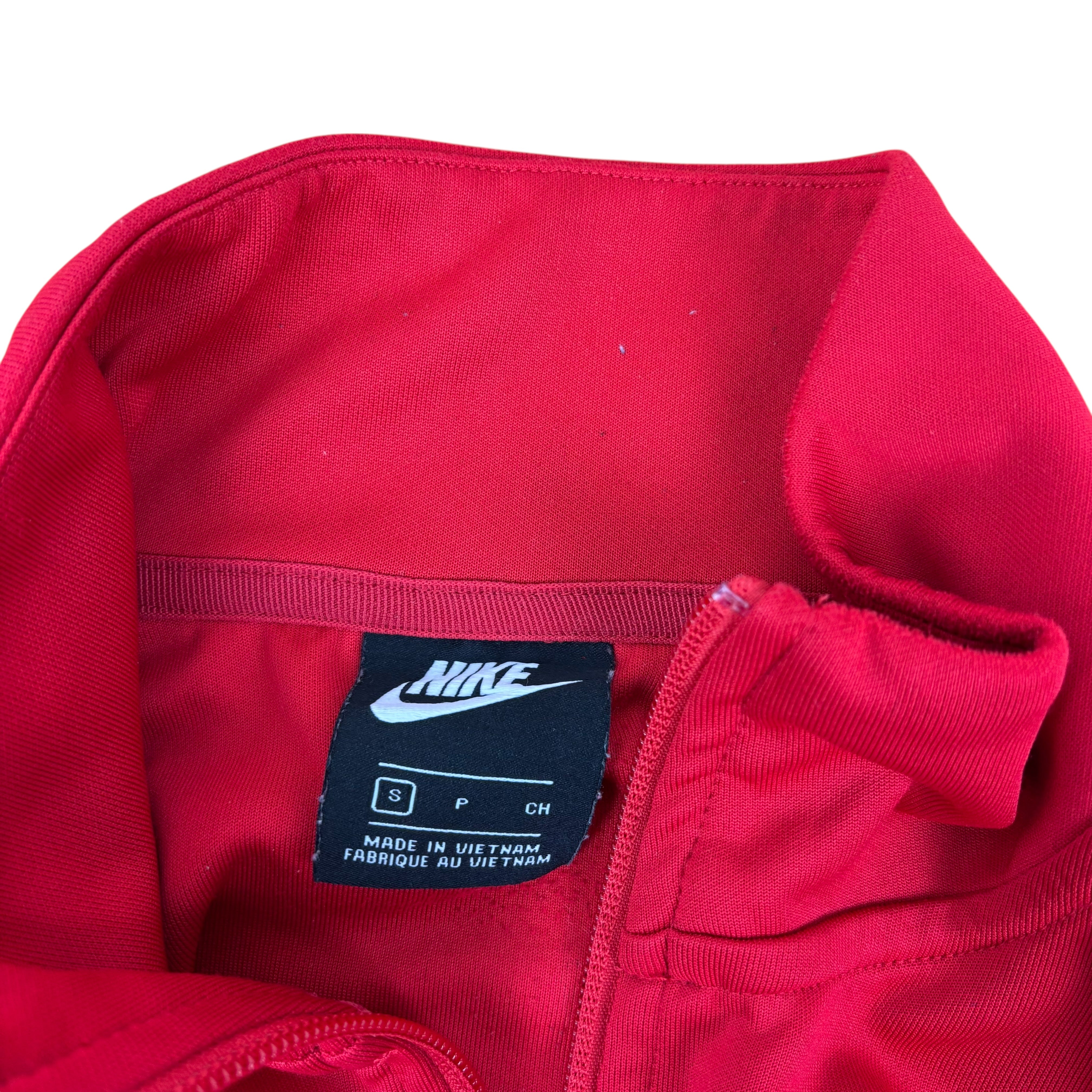 Nike Red Y2K Logo Track Jacket (S)