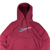 Nike Burgundy Swoosh Hoodie (S)