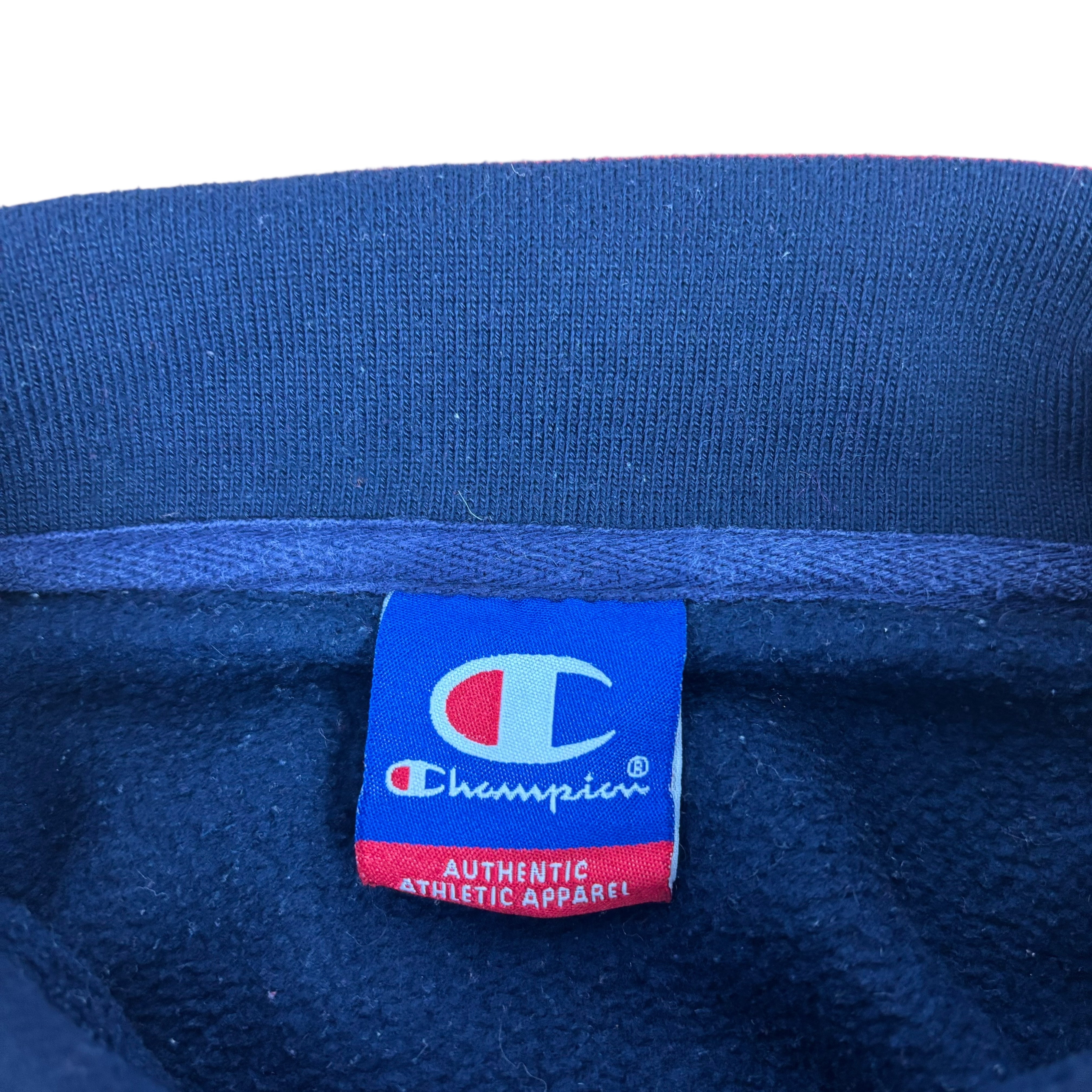 Champion Navy Q-Zip Fleece (M)