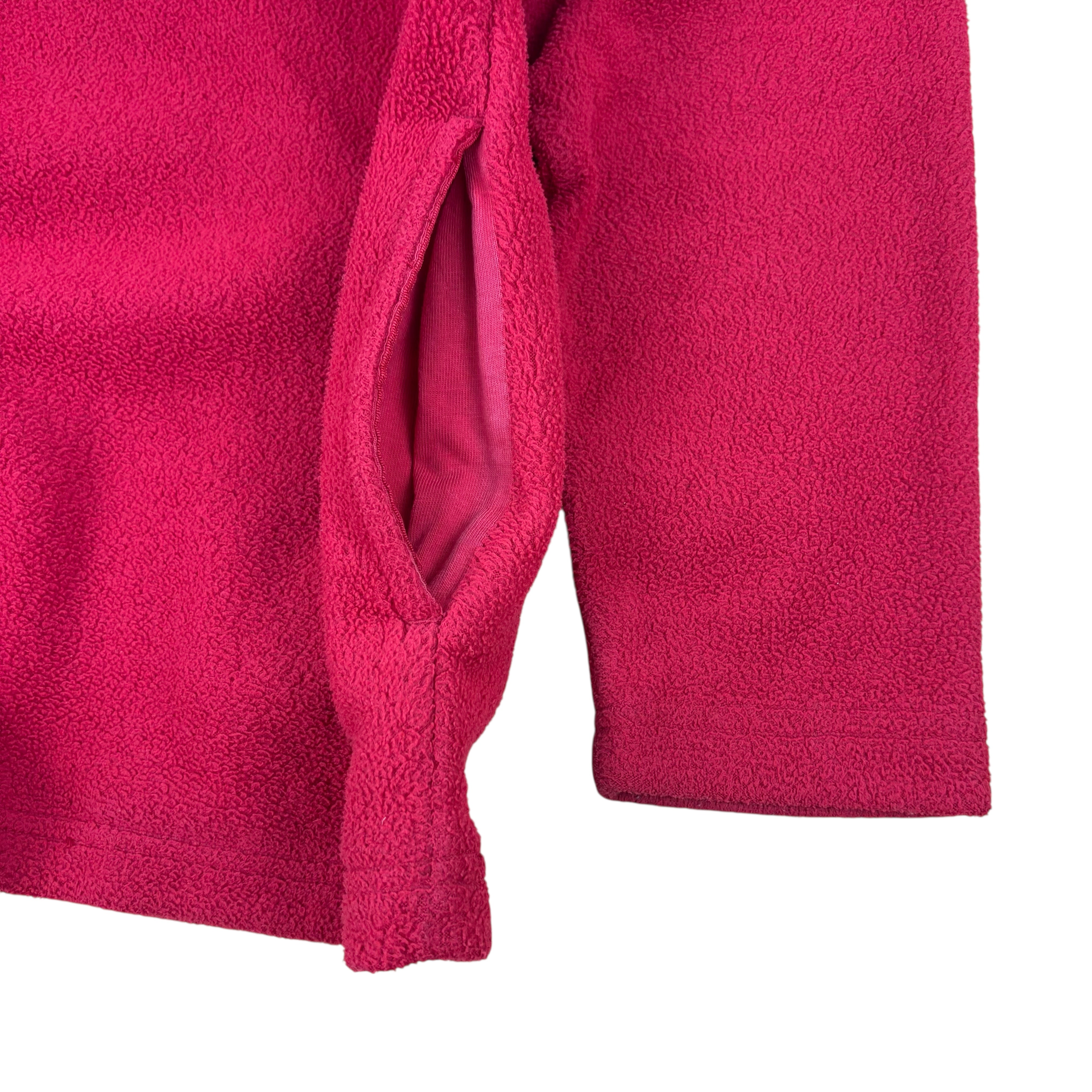 Tommy Hilfiger Red Spell-Out Q-Zip Fleece (Women’s M)