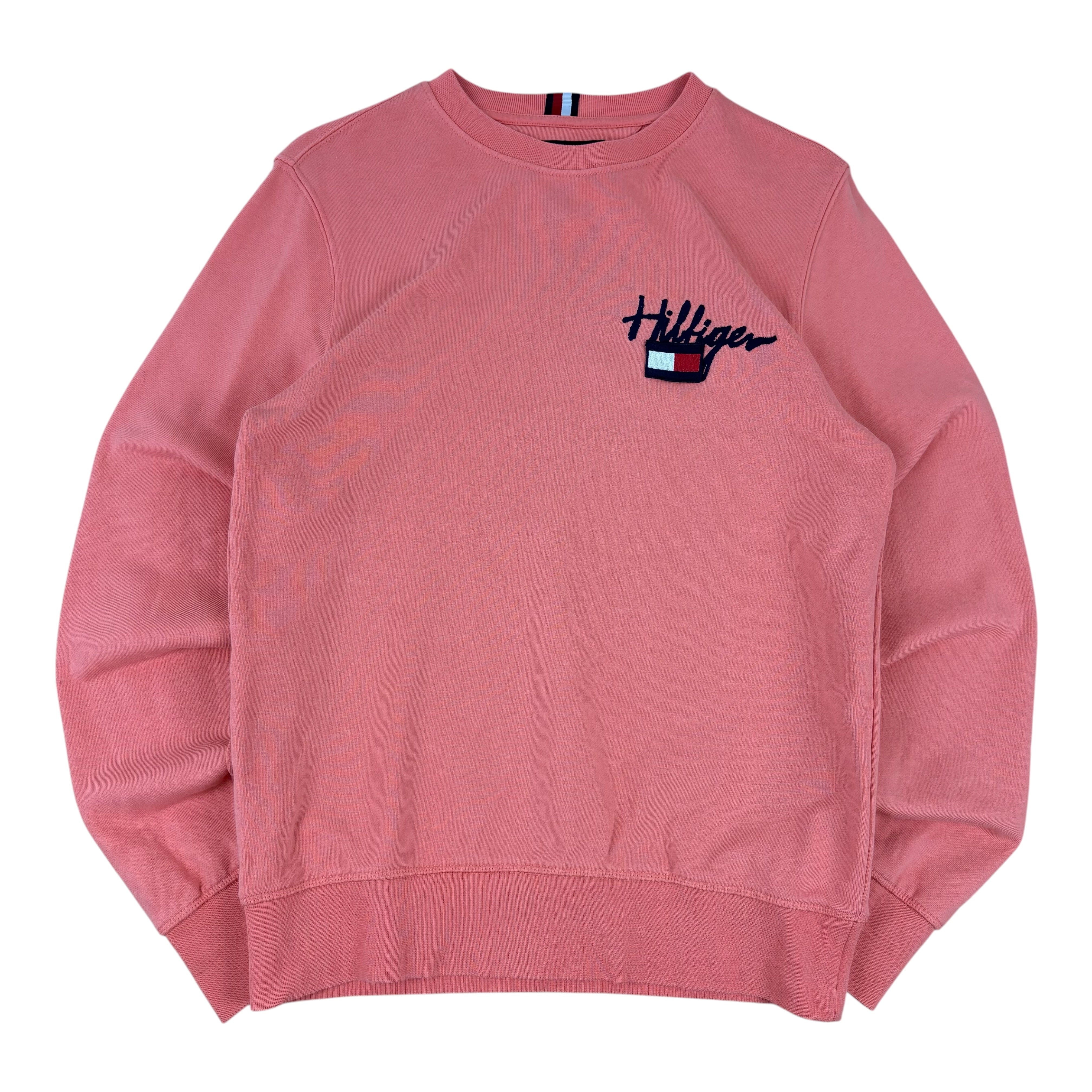 Tommy Hilfiger Pink Logo Sweater (XS)