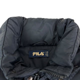 FILA Black 90s Down Puffer Jacket (S)