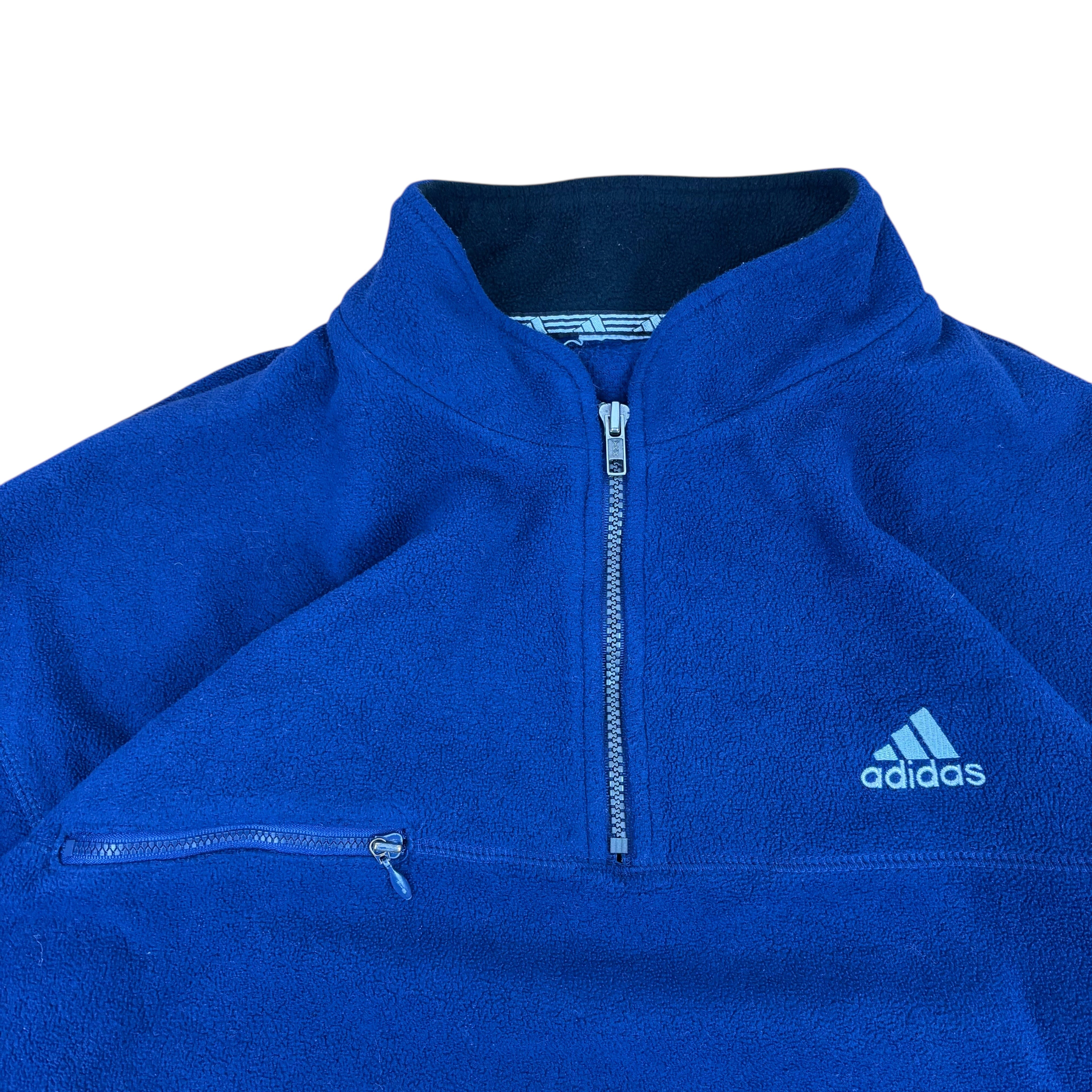 Adidas 80s Navy Q-Zip Fleece (XL)