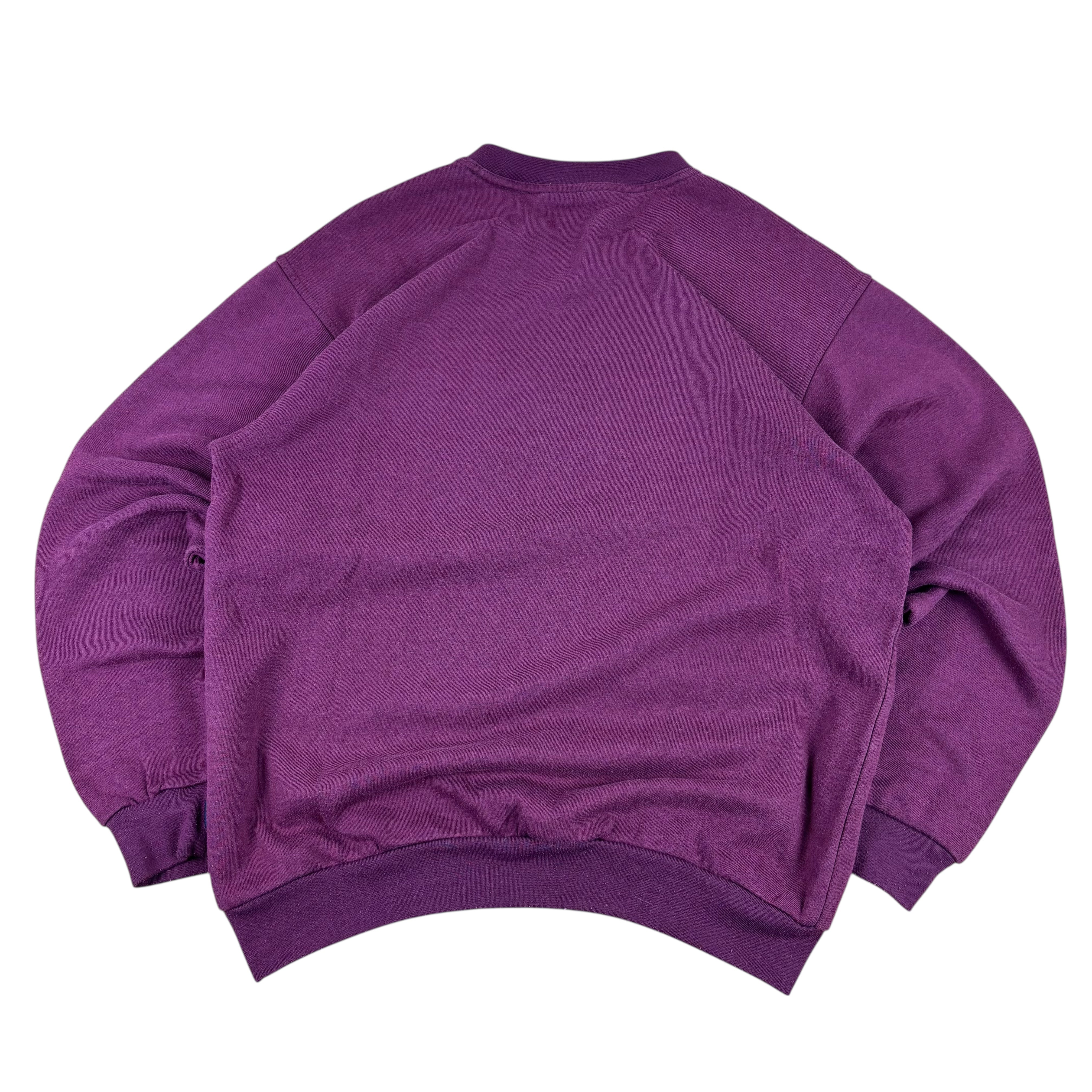 Sergio Tacchini 90s Maroon Sweater (M)