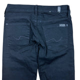 7 For All Mankind Black Y2K Bootcut Jeans (W24”)