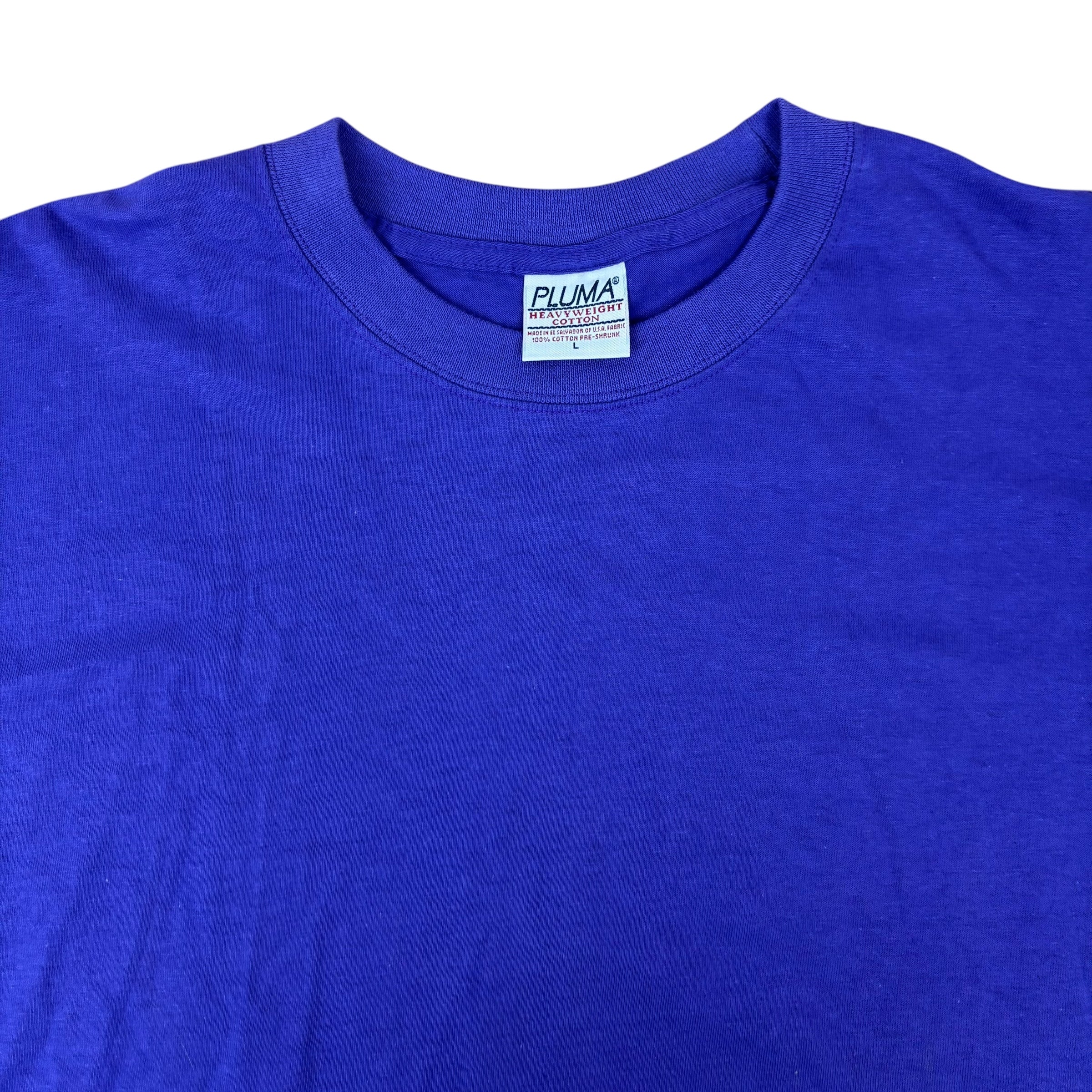 Pluma Purple Oversized Heavyweight Cotton Tee (L)