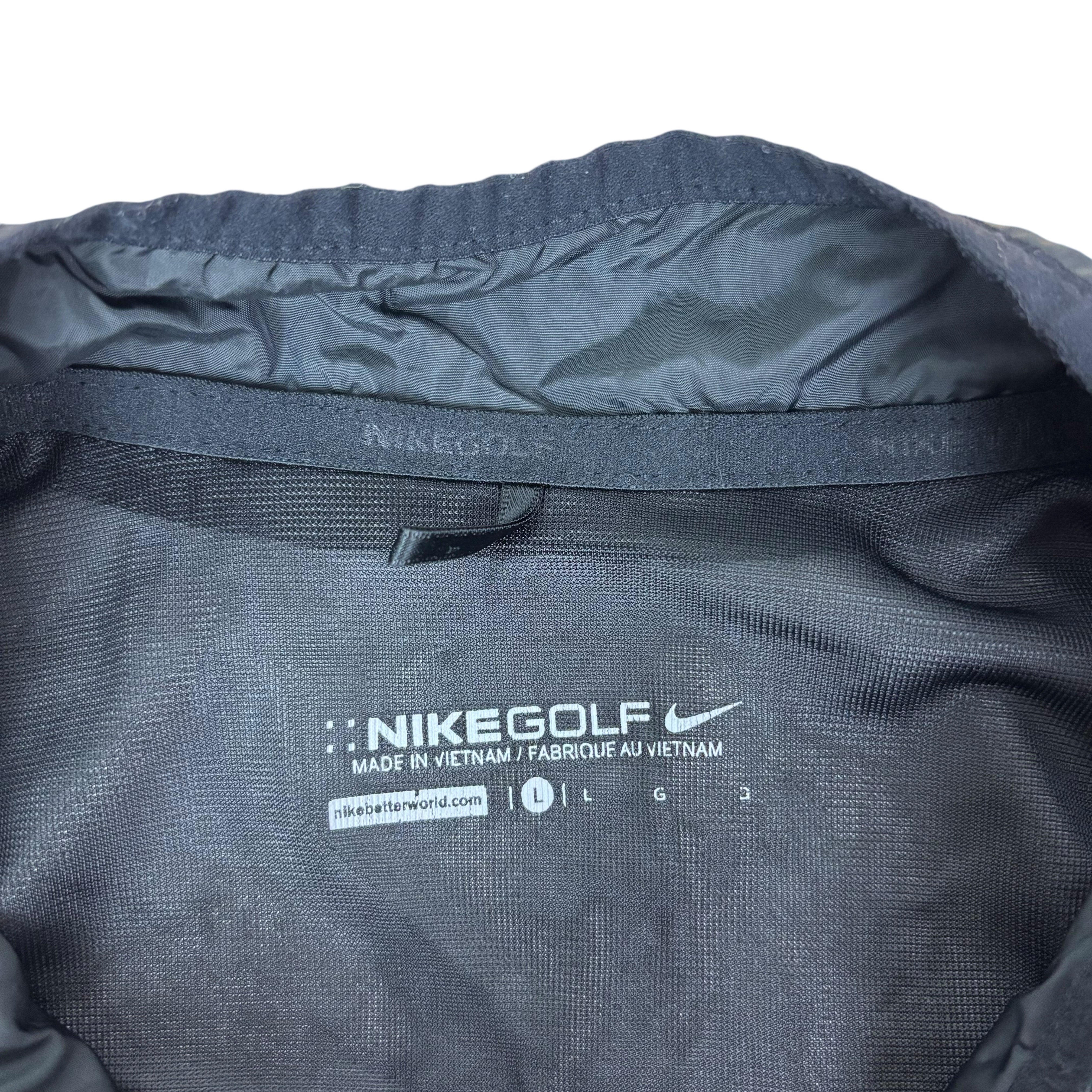 Nike Golf Black Q-Zip Windbreaker (L)
