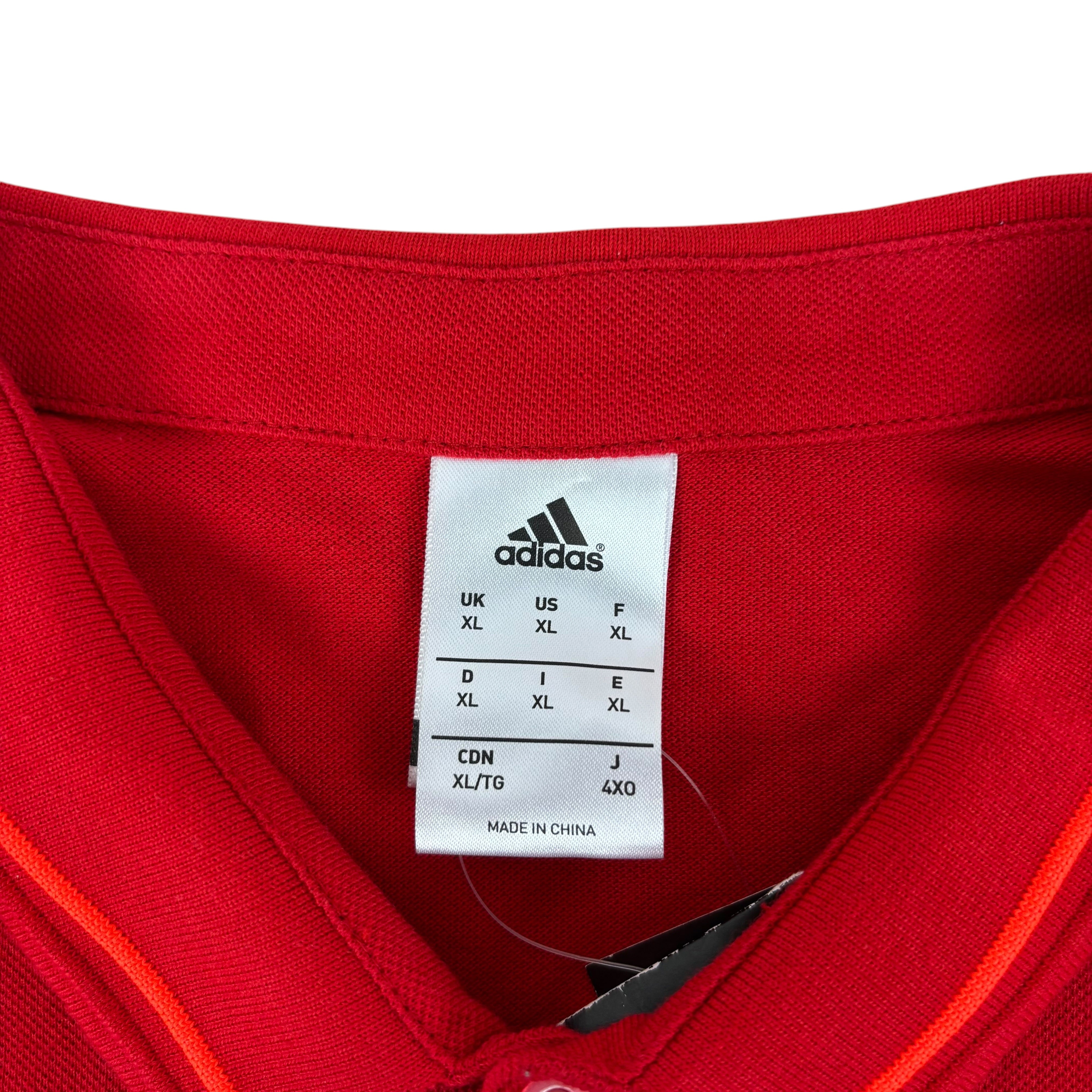 Adidas Manchester United FC 2015/16 Home Polo Shirt BNWT (XL)