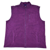 Chaps Ralph Lauren Maroon Fleece Gilet (XXL)