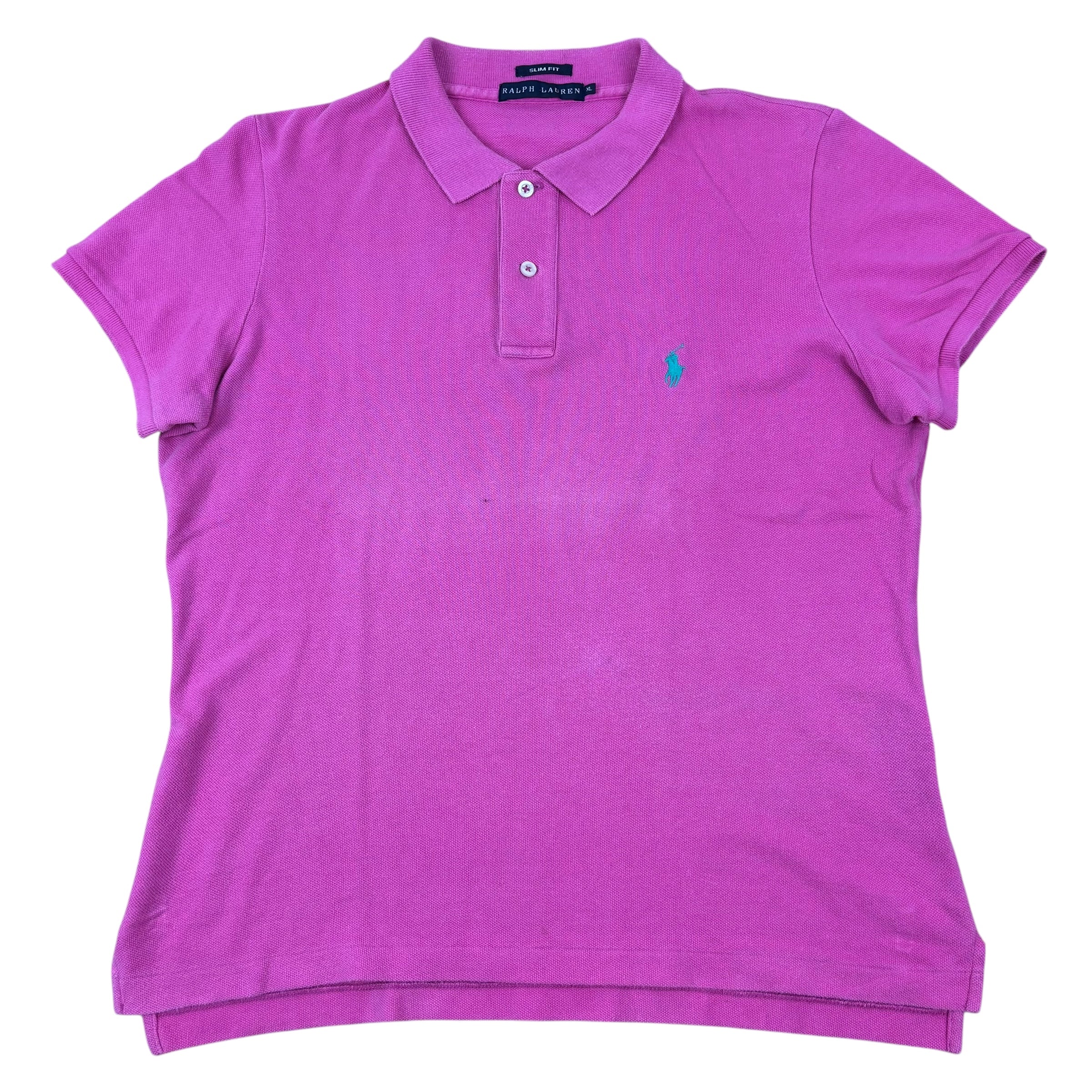 Ralph Lauren Pink Logo Polo Shirt (Women’s XL)