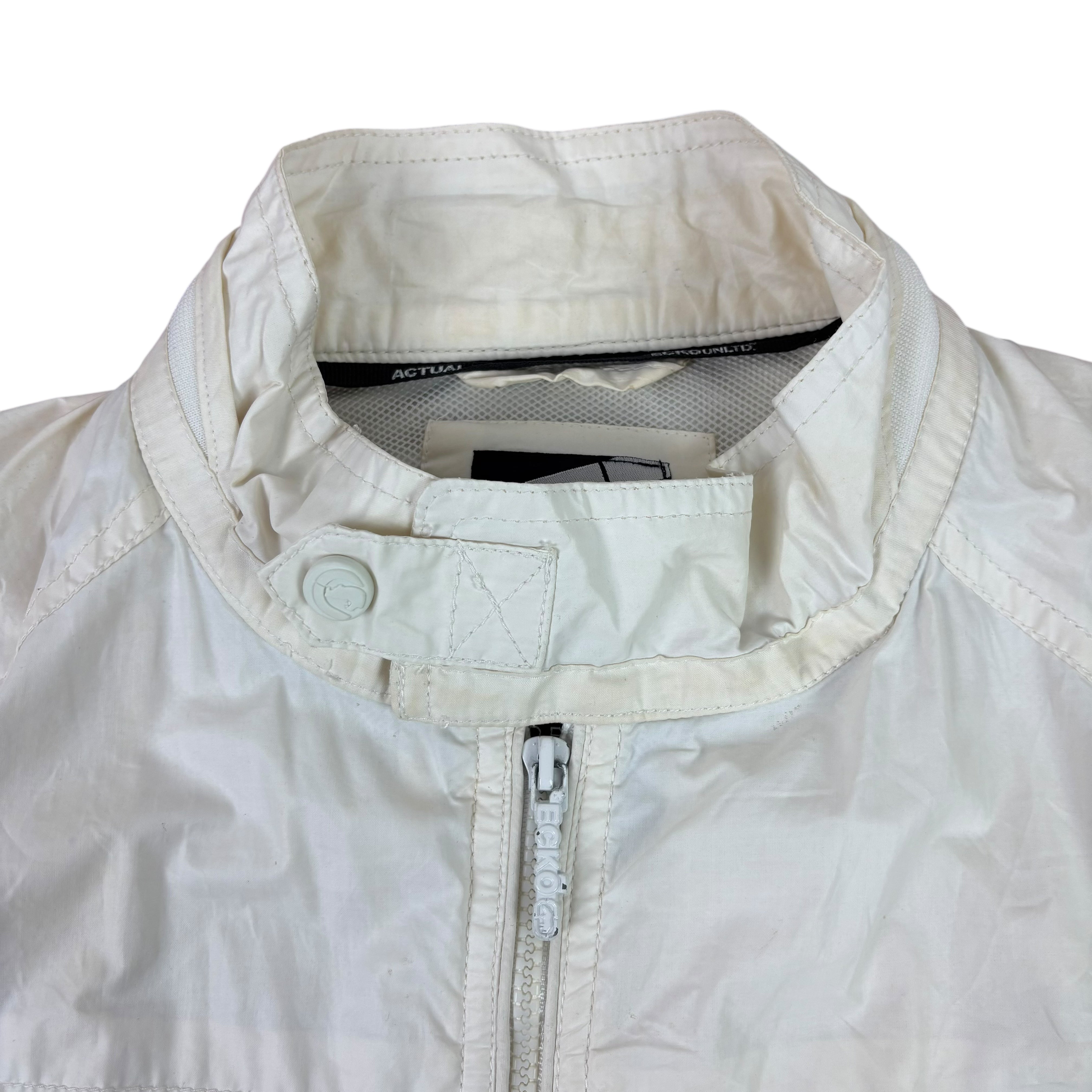 Ecko Unltd White Y2K Windbreaker (L)