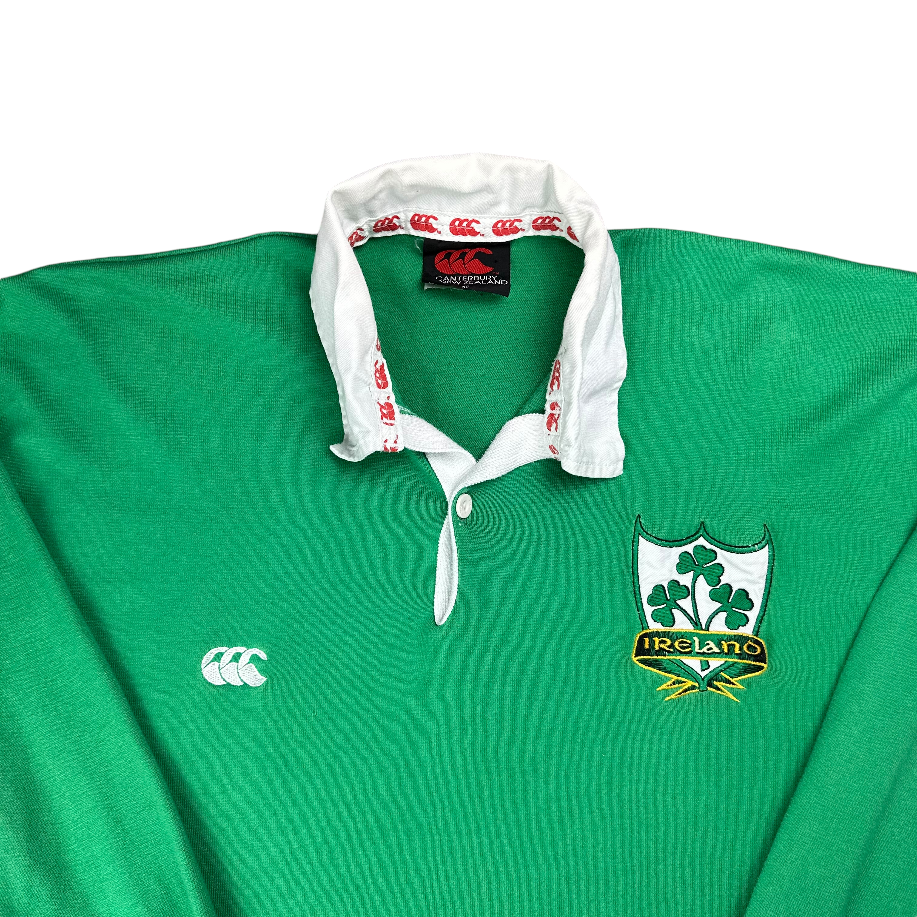 Canterbury IRFU Ireland Rugby 90s Home Jersey (XL)