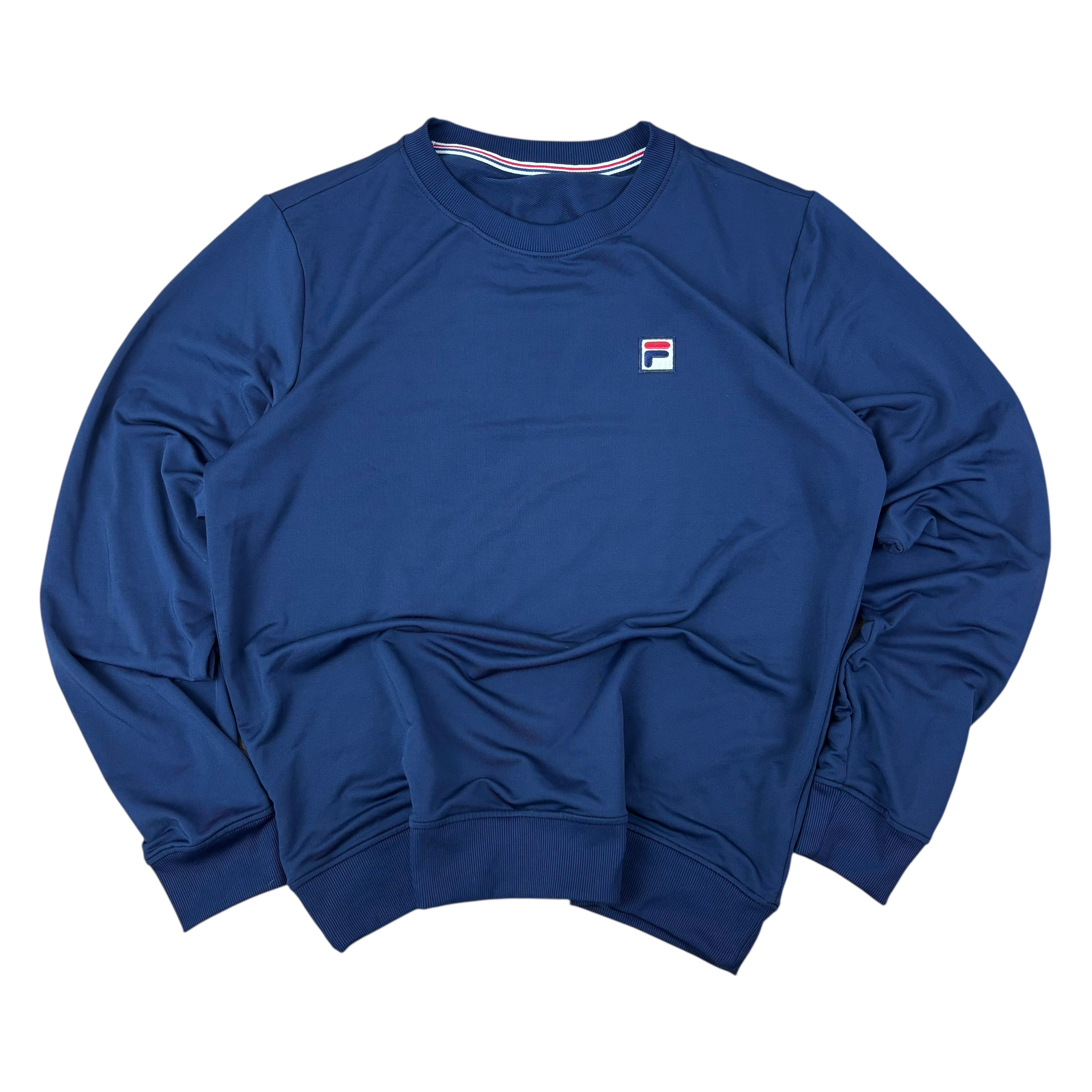 FILA Y2K Navy Long-Sleeve Tee (M)