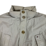 Tommy Hilfiger Beige Parka Puffer (XL)