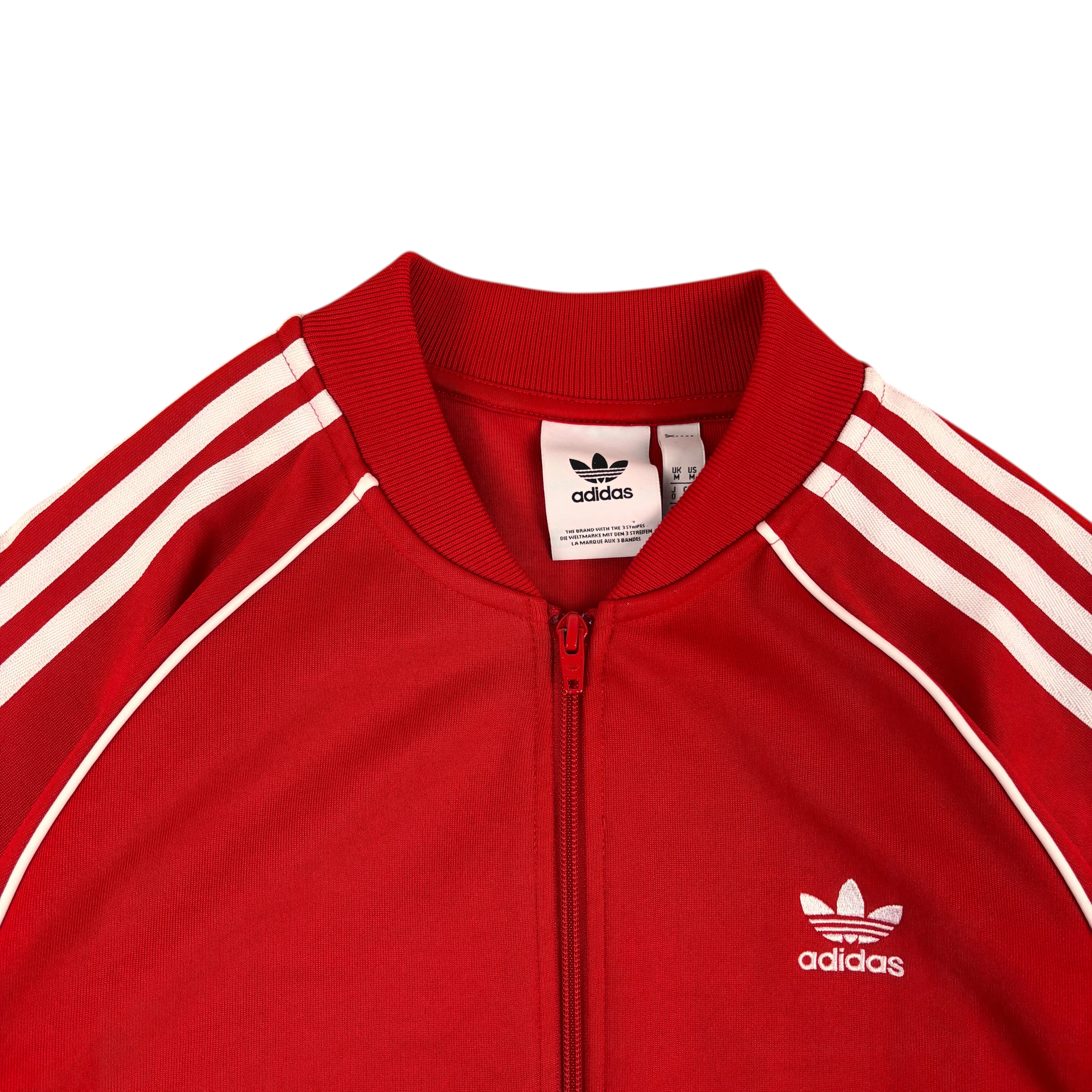 Adidas Red Bomber Track Jacket (M)