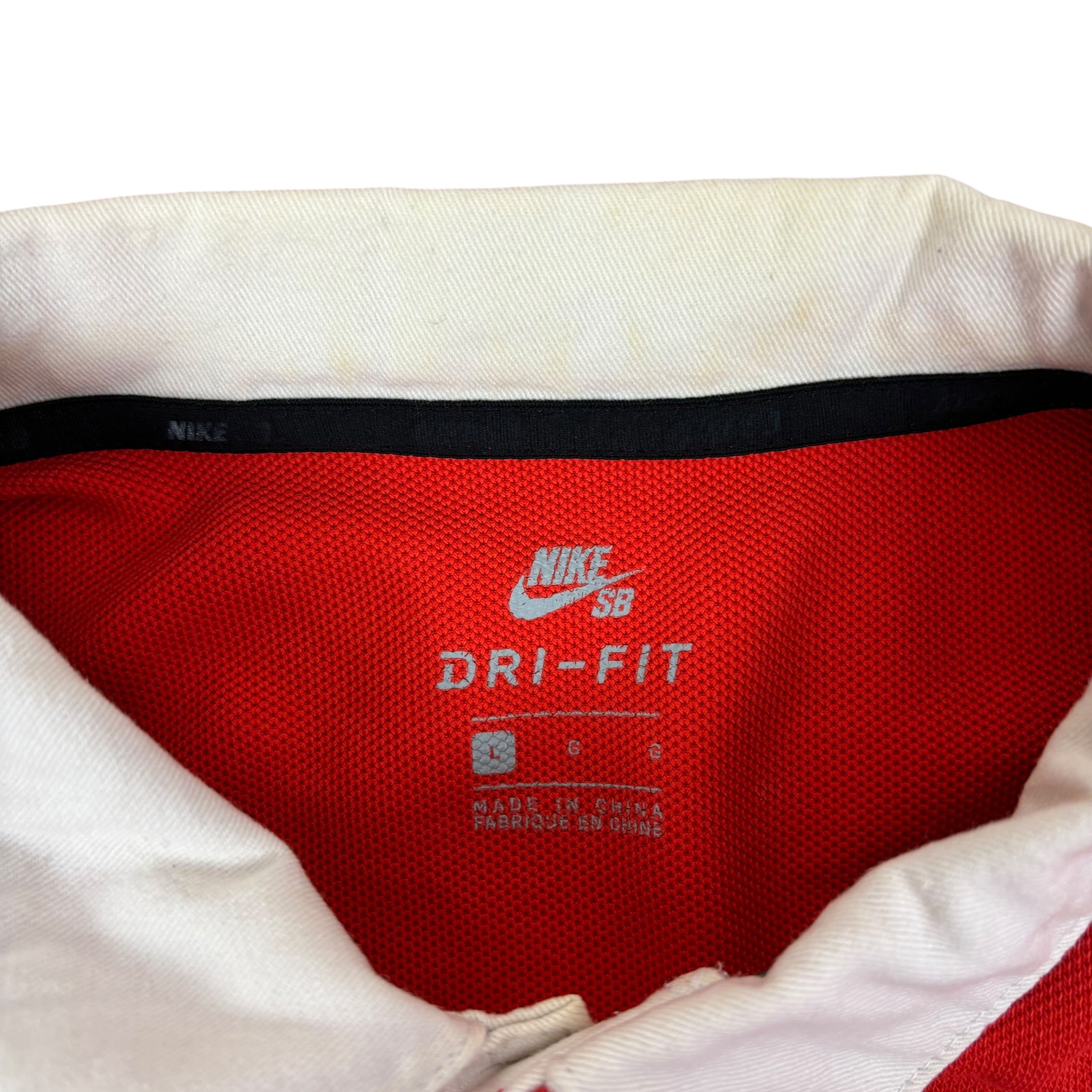 Nike SB Red LS Polo Shirt (L)